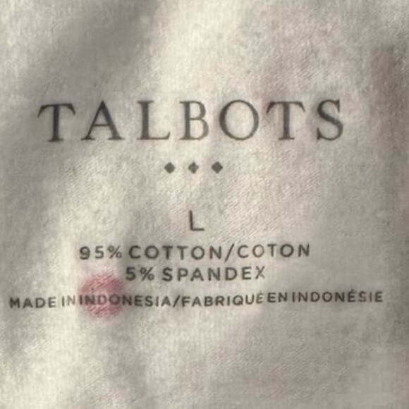 Talbots White Polka Dot Tank Top - Picture 3 of 4